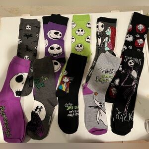 Nightmare Before Christmas Themed Socks Set